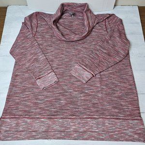 Gorgeous Multi Color Soft Thick Knit Cowl Neck Sweater Pullover NWT Women's 2X